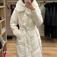 Doudoune longue Blanche