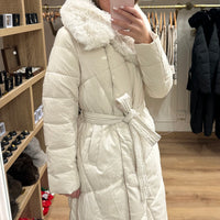 Doudoune longue Blanche