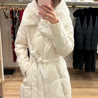 Doudoune longue Blanche