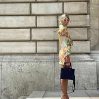 Ensemble chemisier et jupe imprimé