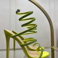 Sandales à talons ISADORA vert