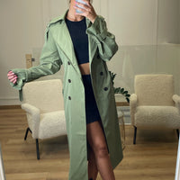 Trench-coat kaki