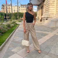 Pantalon à pinces oversized