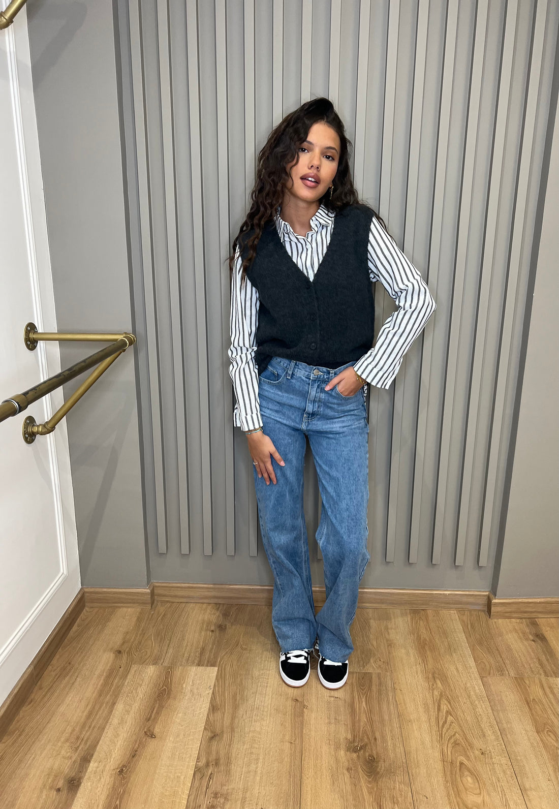 Gilet sans manches gris