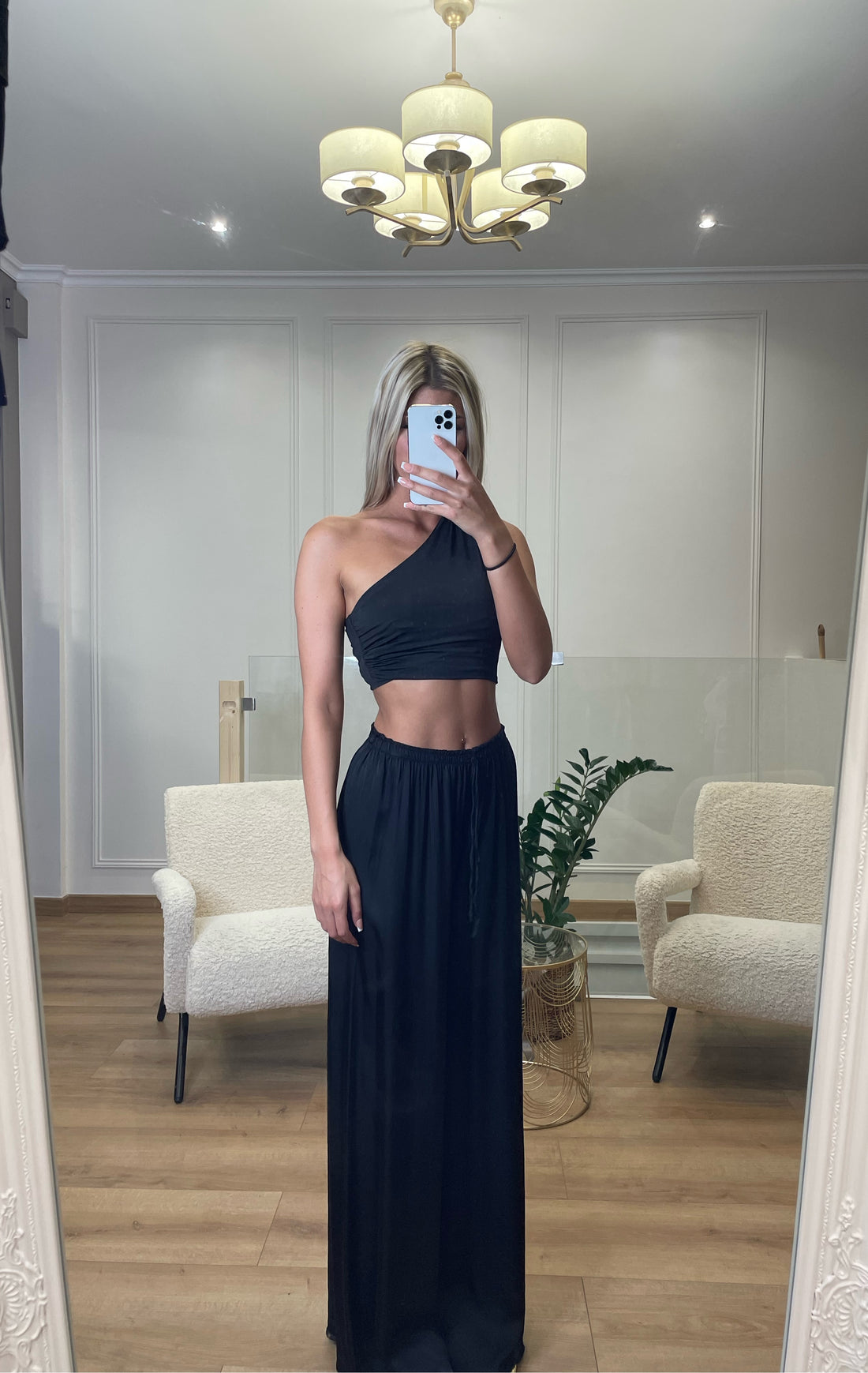 Pantalon fluide noir