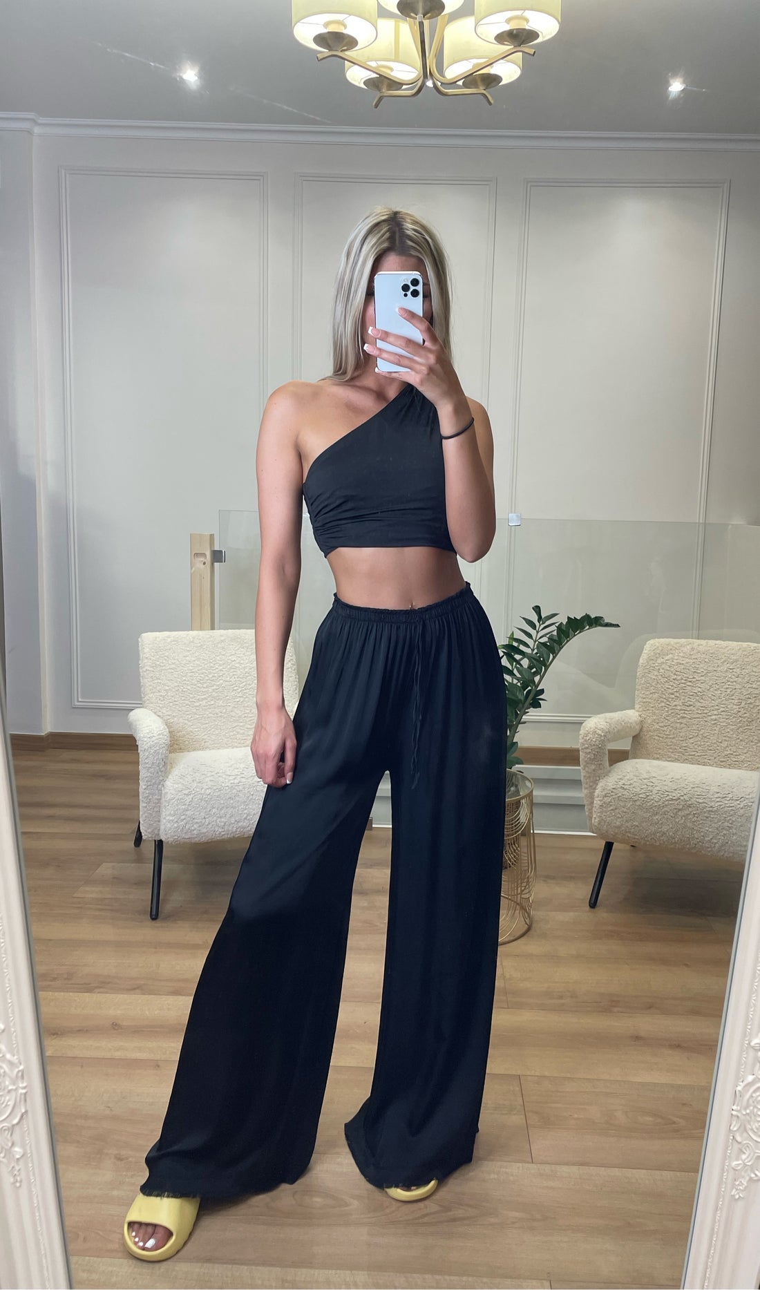 Pantalon fluide noir