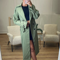 Trench-coat kaki