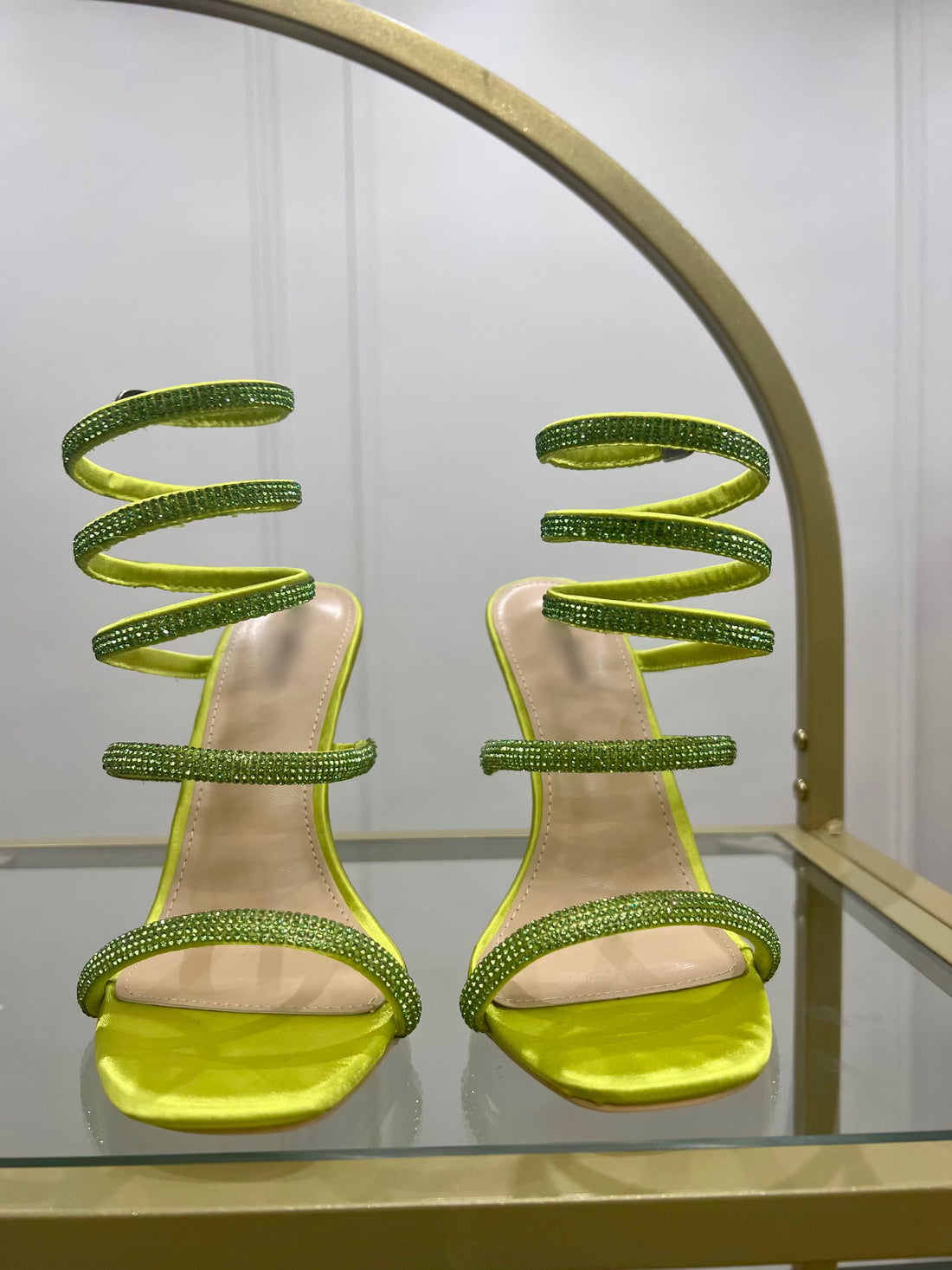 Sandales à talons ISADORA vert