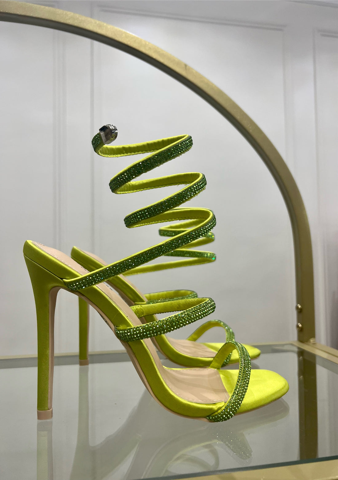 Sandales à talons ISADORA vert