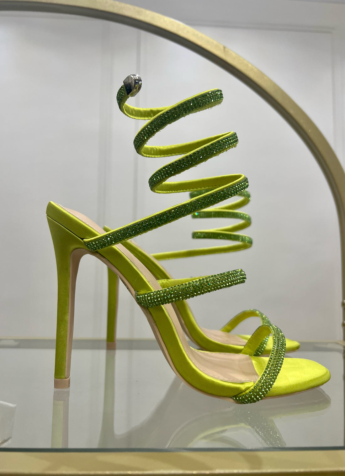 Sandales à talons ISADORA vert