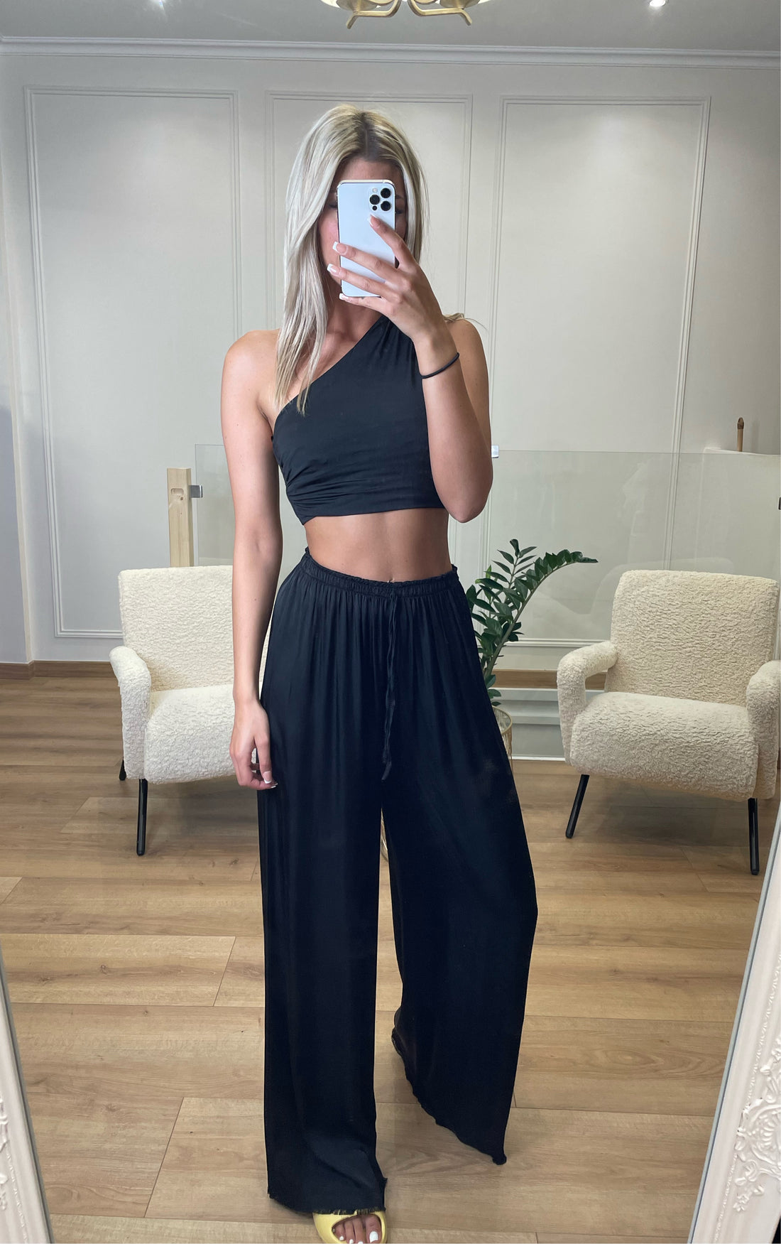 Pantalon fluide noir