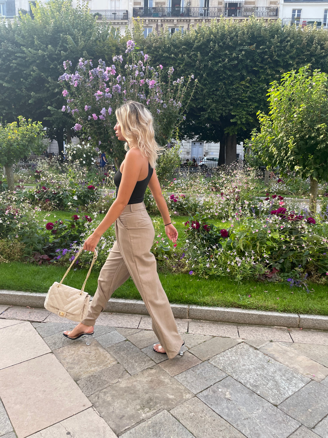 Pantalon à pinces oversized